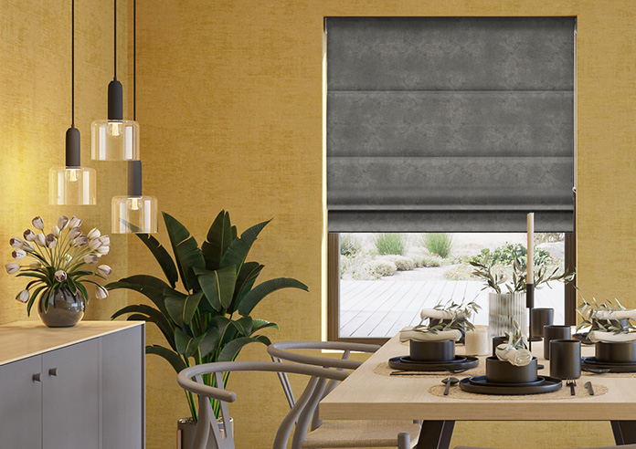 Florence Faux Suede, Woodland - Twist&Fit Roman Blind - Image 3
